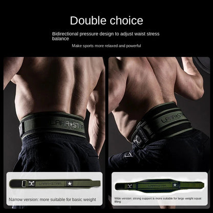 Weightlifting Fitness Belt Heavy Equipment Training High Intensity Squat Deadlift Gym Nylon Waist Support Thickening For Back